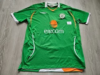 Mens Umbro Republic of Ireland Home football shirt 2008 2010 Size XL