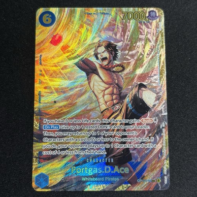 #ad Portgas.D.Ace OP13 119 SEC One Piece TCG Foil NM Near Mint Secret Rare $9.99