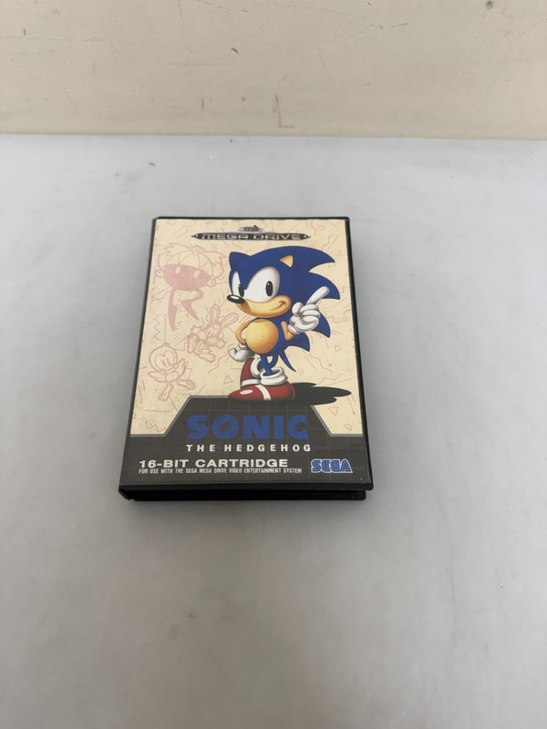 sonic the hedgehog sega mega drive boxed with manual