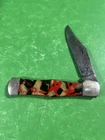 Vintage Paris Bead Chicago large coke bottle knife rare old antique Great Handle