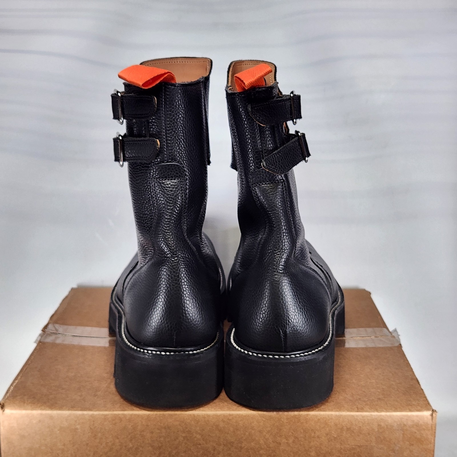 Size 11 (UK 10) - TRICKERS x TODD SNYDER Combat Boot - Black Leather