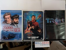 20,000 Leagues Under the Sea / The Rocketeer / Tron, 3 Movie Set (DVD) -JD