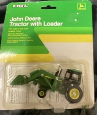 Vintage ERTL John Deere Tractor w/ Loader, 1/64 Scale..NIP