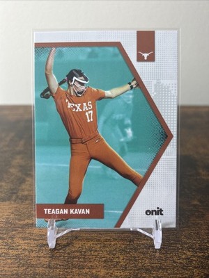2026 ONIT Texas Longhorns SOFTBALL card TEAGAN KAVAN Teal Parallel