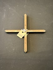 Vintage Letterpress Printer Spacer Cross Quoin Furniture Tool 4