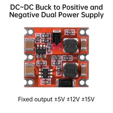DC-DC Step Down Module Single Power to Positive Negative Power Spupply 5V/12V h
