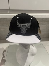 Mitchell & Ness NBA Chicago Bulls Black White Day 5 Snapback Cap Baseball Cap
