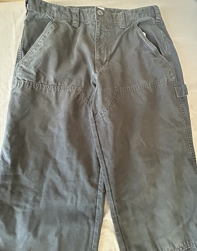 Gap Pantalone Carpentiere Uomo 31/32 Doppio Ginocchio Nero - Foto 2 di 8