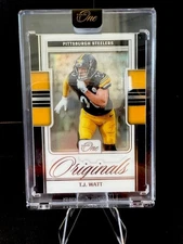 2024 Panini One-TJ Watt Originals On Card Pittsburgh Stealers   #00-TJT