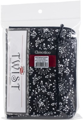 ChiaoGoo TWIST Red Lace Interchangeable Knitting Needle 5'' Tip Set-Complete