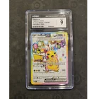 Pokémon Pikachu ex Ultra Rare Holo 219/191 SV08 Surging Sparks CGC 9
