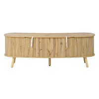Sonnenh Tv-Schrank Natur 160 X 36.5 X 55 Cm Stauraum Fernbedienung Hochglanz