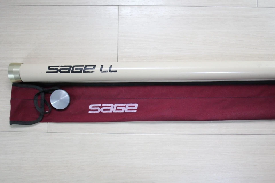 Sage LL 581 Graphite III Fly Rod 8'1" 5wt 2 piezas casi como nuevo con tubo y calcetín EE. UU. E54 Foto 3 de 4