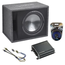 Toyota 4-Runner 96-17 Harmony Single 12" Loaded Sub Box Enclosure & CXA400.1 Amp