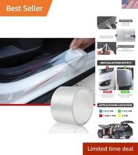 Universal Car Door Edge Protector, Clear Sill Guard Film with Anti-Collision ...