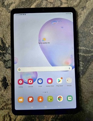 Samsung Galaxy Tab A Black Android Tablet Wi-Fi Bluetooth Cameras Speakers