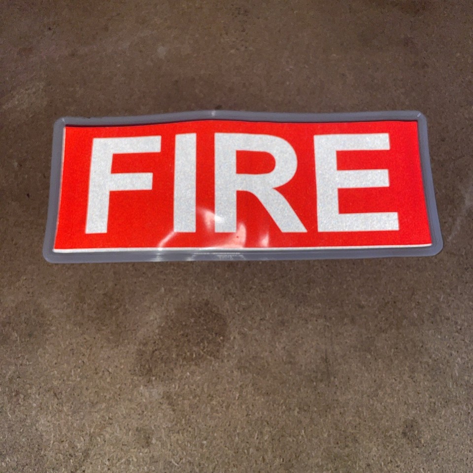 Fire / Fire And Rescue Service Reflective Identification Patches Fire ...