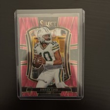 2025 Panini Select - Premier Level Jordan Love #168 Pink Shock Prizm