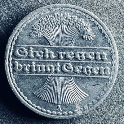 50 Pfennig 1922 A Deutsches Reich Weimarer Republik KM#27 K190625/0E - Bild 1 von 2