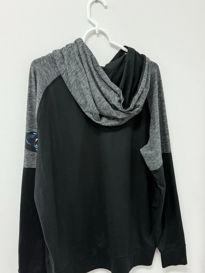 Camisa con capucha de manga larga Carolina Panthers Fanatics Pro Line XL para hombre Foto 2 de 4