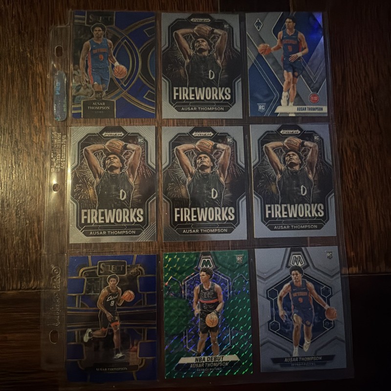 Ausar Thompson 25 Rookie Card Lot DDtroit Pistons Super Lot!!!🔥