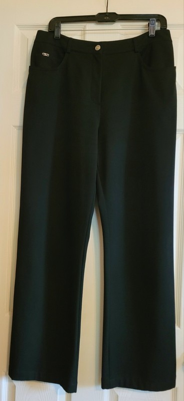 ST.JOHN SPORT by Marie Gray Black Dress Pants Size 12