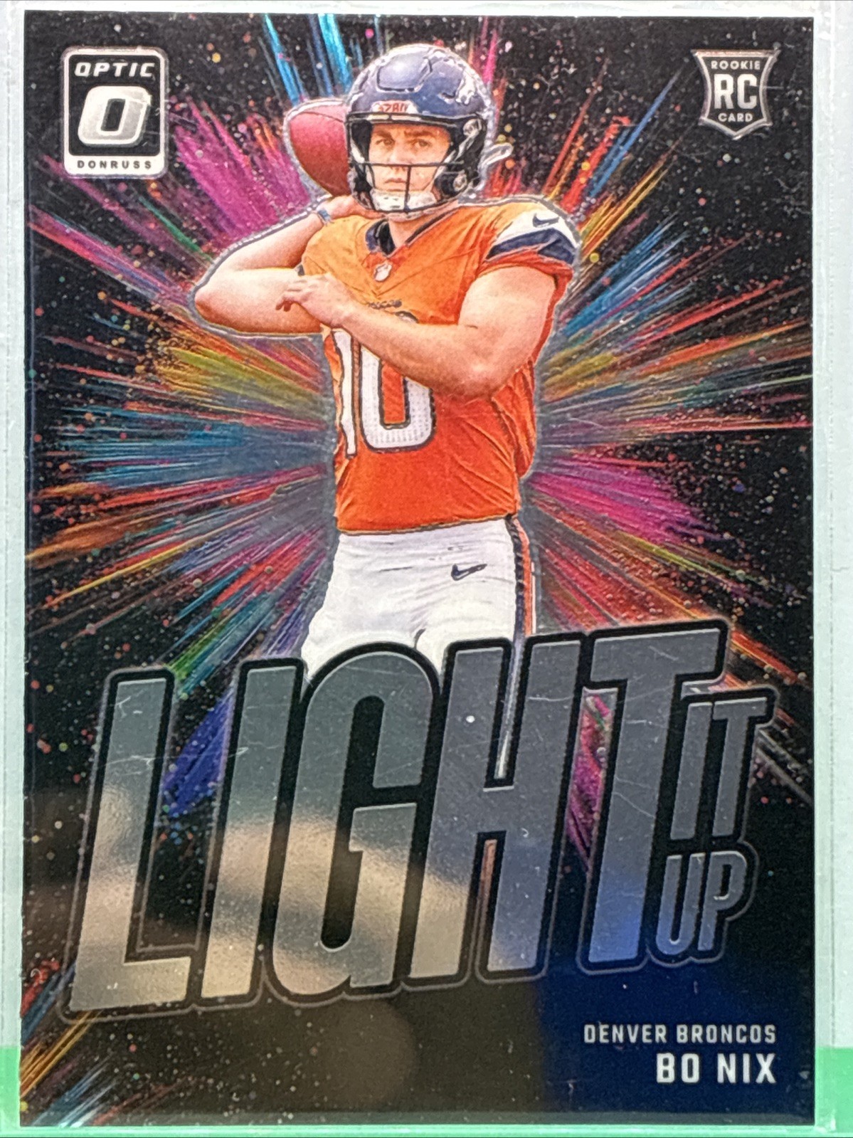 2024 Panini Donruss Optic - Light It Up Bo Nix #6 (RC)