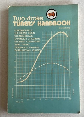 Vtg Two-Stroke Tuner's Handbook  Gordon Jennings 1973 Racing 2 Cycle Motorcycle