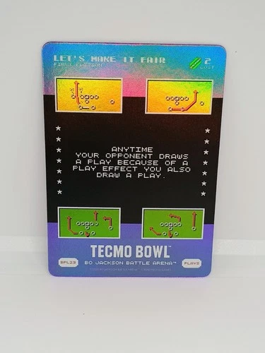 2026 Bo Jackson Battle Arena Tecmo Bowl BPL23 Let's Make It Fair Refractor SSP