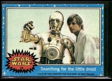 ⭐ 1977 Topps Star Wars Series 1 Luke C3PO Searching for the little droid #19 EX