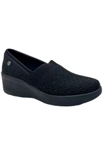 Martha Stewart x Skechers Pier-Lite Sparkle Slip-Ons Black