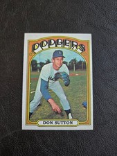 DON SUTTON 1972 TOPPS BASEBALL CARD #530 LOS ANGELES DODGERS