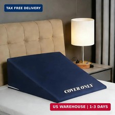 Wedge Pillow Case Cover for Style Protection,Thickened Satin FabricSoft 25x25x8"