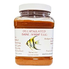 Decapsulated Brine Shrimp Eggs Non-Hatching , 8 oz Jar