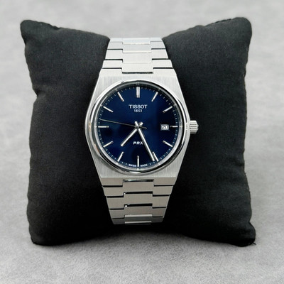 Men's Classic Watch PRX/316L Blue Stainless Steel Watch T137.410.11.041.00 40mm
