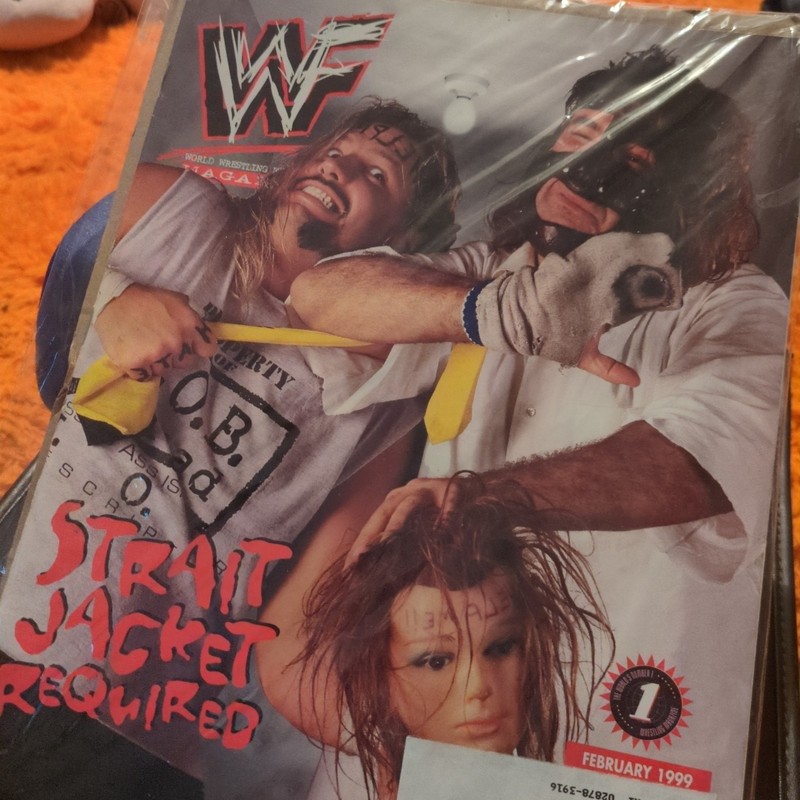 WWF WWE World Wrestling Federation Magazine February 1999 Vol. 18 No. 2 Mankind