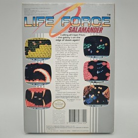 LIFE FORCE SALAMANDER NINTENDO NES PAL A CIB COMPLETO