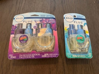 Febreze Plug Gain Moonlight Breeze Scented Oil Air Freshener Refills Honey Berry