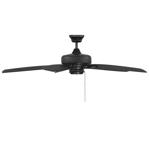 Trade Winds Carter 52" Ceiling Fan in Matte Black - Picture 2 of 4