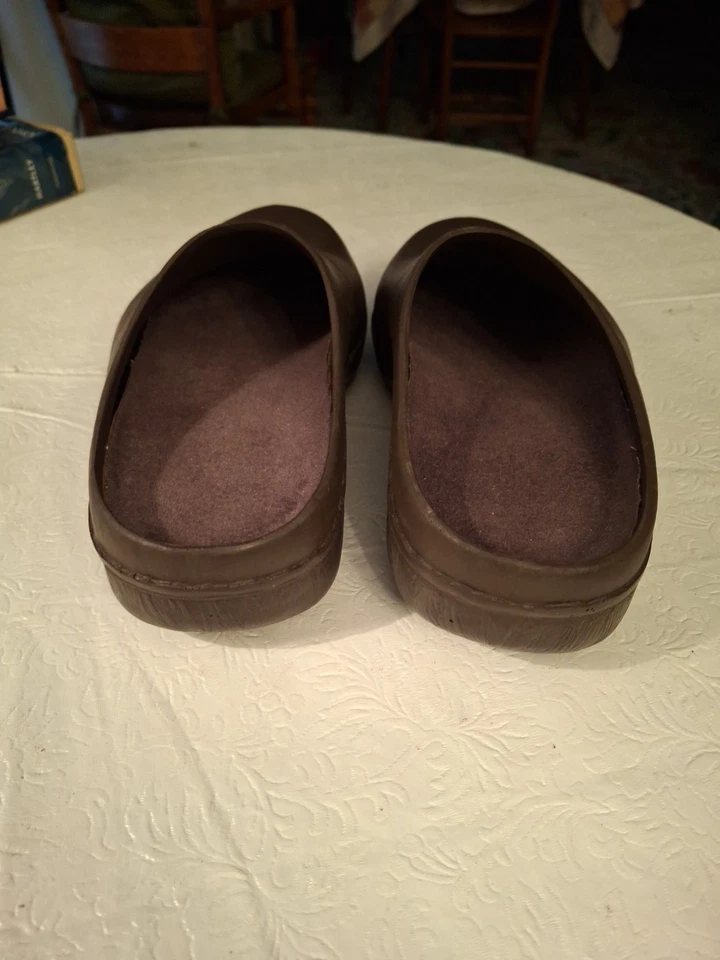 Ana Tech Walk the Walk Body Clogs Brown Polyurethane Shoes Women EU 37 USA 6.5 - Image 4 of 4