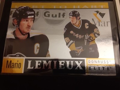 1996-97 Donruss Elite - Hart to Hart Mario Lemieux #1  0223/1996 serial numbered