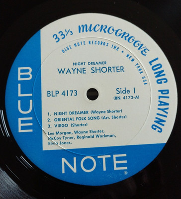 Wayne Shorter Lee Morgan Night Dreamer - Blue Note BLP 4173