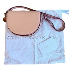 Stella McCartney Frayme Shoulder Bag Small Blush Pink Chain Link Trim 1,326 EUC