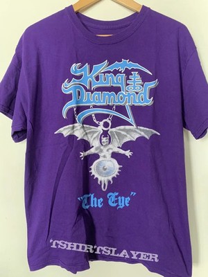 King diamond - the eye tour band short sleeve purple color shirt VK09420
