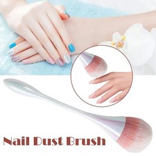 Large Nail Brush Nail Salon Brush Make Up Rainbow Gold Dust Soft Fancy G1X0