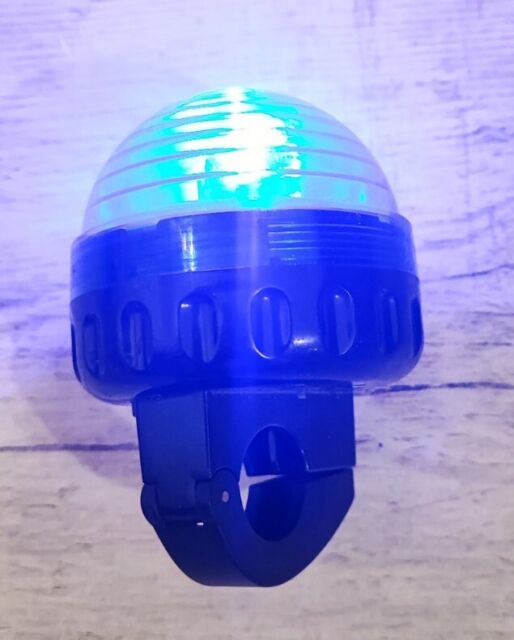 Kinder LED Fahrrad Feuerwehr Polizei Sirene Blaulicht Glocke Einsatz Klingel NEU