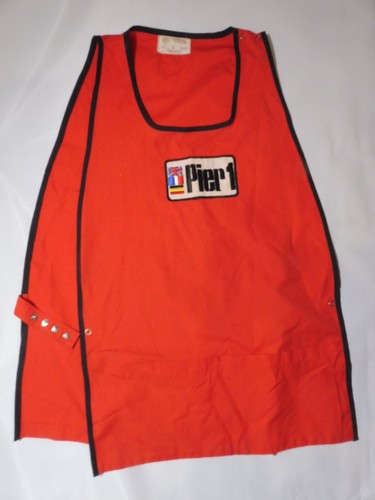 Pier One Imports Store Worker Vest or Apron 1975 vintage Pier 1 - Picture 7 of 7