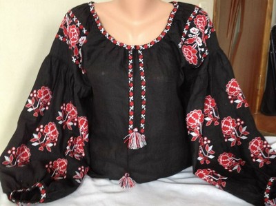 Ukrainian Embroidery Embroidered Blouse Any Colour Xs 4xl Ukraine Ebay