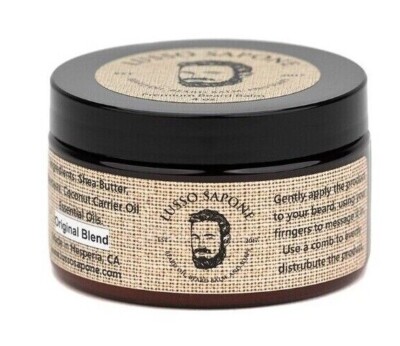 Beard Oil Scented Lusso Sapone All-Natural Beard Balm - 4 Oz Jar - 8 Scent Options, Made In USA With Jojoba Oil & Shea Butter Beard Growth Balm - Foto 6