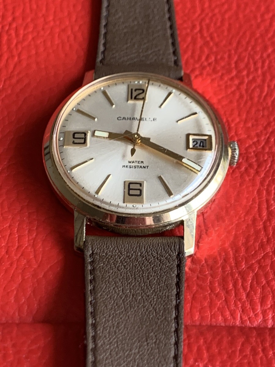 Vintage caravelle N5 mens watch anti magnetic shock resistant water  resistant